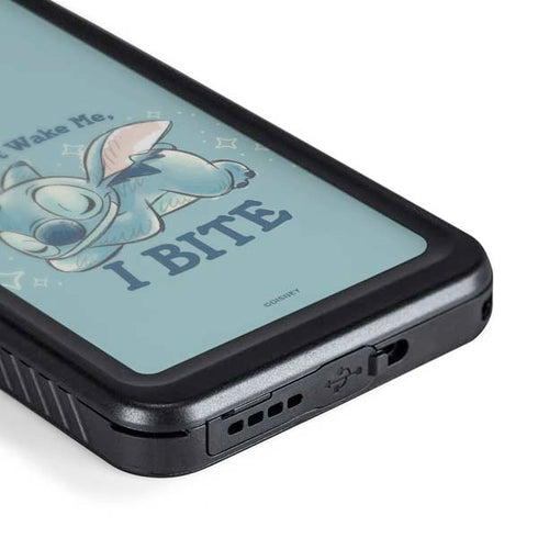 Disney Lilo and Stitch Dont Wake Me I Bite Galaxy S24 Waterproof Case